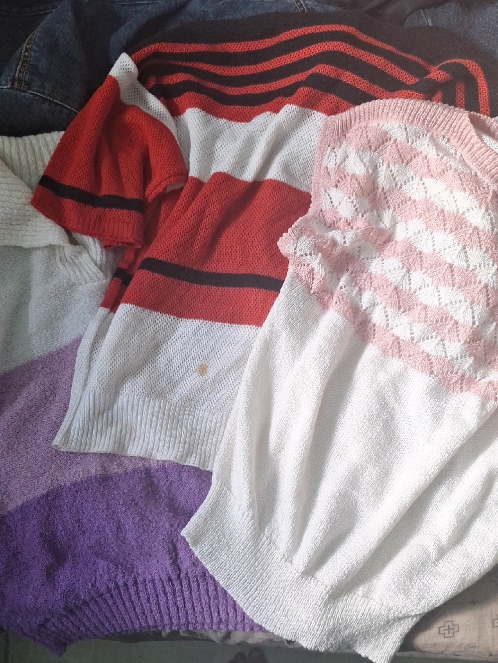 Lot Of 3 Vintage Sweaters - AS IS